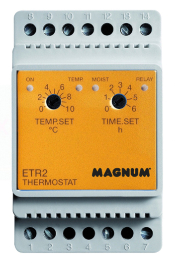 ETR-2 DIN RAIL THERMOST TEMP