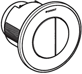 GEBERIT INBOUWDRUKKER TYPE10 PNEUM GR/KL