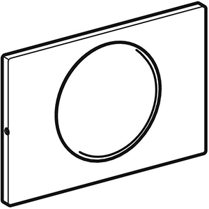GEBERIT BPL. SIGMA10 ZONDER MONTAGERAAM