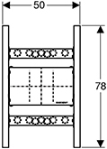 GEBE DUOFIX MONTAGECONSOLE BAD/DOUCHE