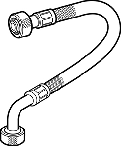 GEBERIT AANSLUITSLANG MET FILTER