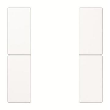 JUNG KNX TASTAFDCOMPL 2-V LS ALPINE WIT