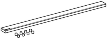 GEBERIT AFBOUWSET DOUCHEVLOERGOOT 110 CM
