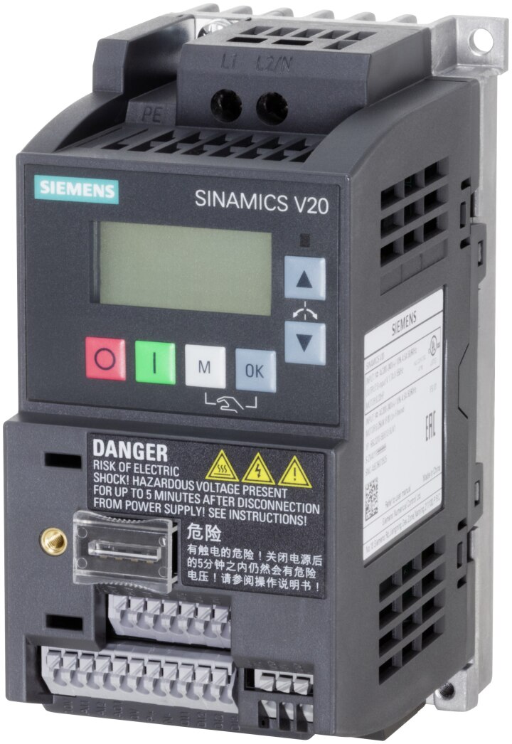 SIEM SINAMICS V20 0,12KW FILTER B, FSAA