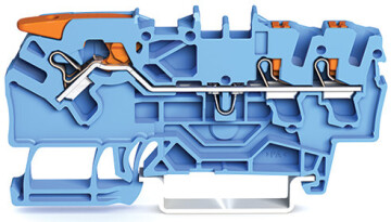 WAGO 2102-5304 3-DR RIJGKLEM 2,5MM BLAUW