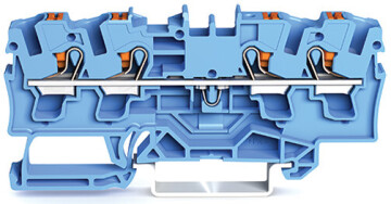 WAGO 2204-1404 4-DR RIJGKLEM 4MM BLAUW