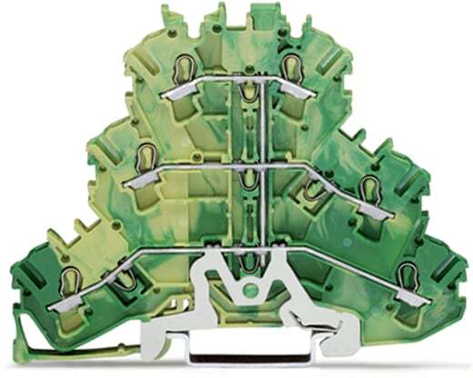 WAGO 2002-3207 3-ETAGE GR/GE PE 6P
