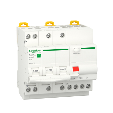 SE RESI9 AARDLEKAUT 3P+N B16 30MA A 6KA