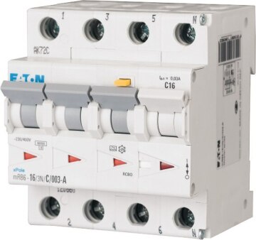 EATON 120682 AARDLEKAUTO 3P+N C25 4MOD
