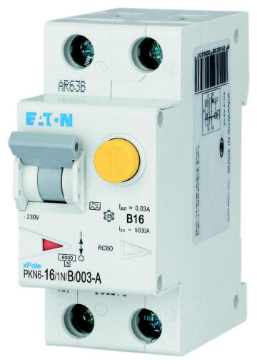EATON 236633 AARDLEKAUTO 1P+N B16 2MOD