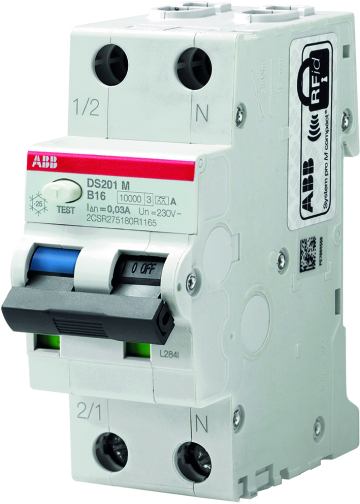 ABB AARDLEK DS201 M C40 1P+N 0,03