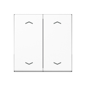 JUNG JALOEZIE 2V OPDRUK PIJL WT 9016