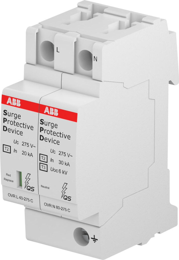 ABB OVERSPANNINGSBEVEILIGING TYPE 2,1P+N