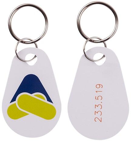 ALPH PLATTE PROXIMITY TAG125KHZ WIT+LOGO