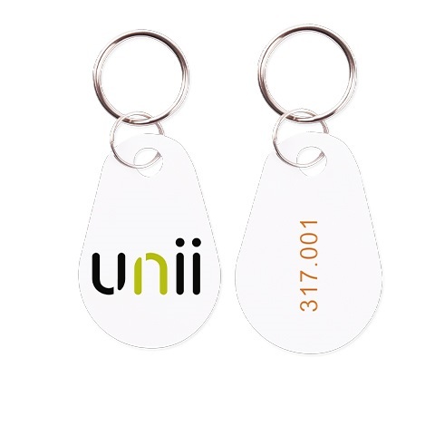 ALPH UNII DESFIRE EV2 PLATTE TAG WIT