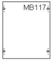 ABB MBB117 MONTAGEKIT V VELD+BLINDPL.
