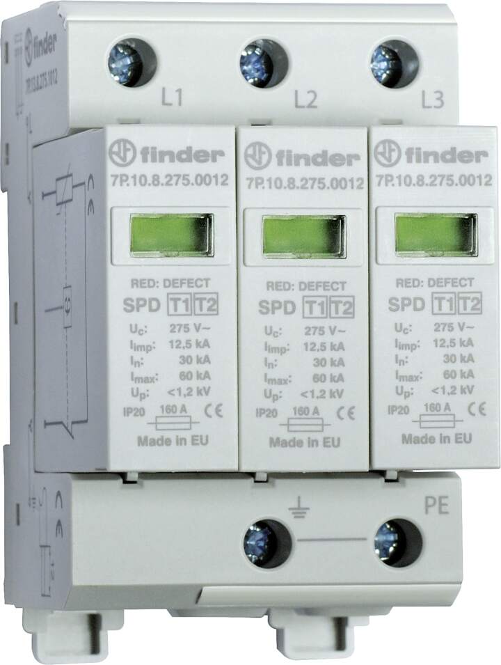 FIND SPD TYPE 1, 3 FASEN+N+PE