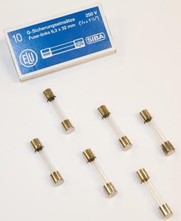 SIBA GLASZEKERING 6,3X32MM 2A 250V F