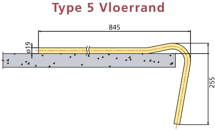 PIPE POLIVOLT PVC AANSLBOCHT 19MM TYPE 5