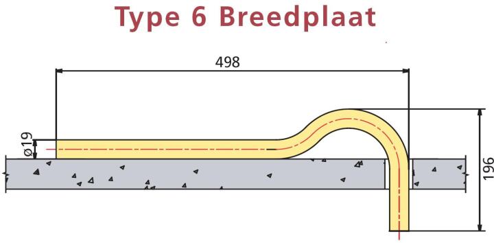 PIPE POLIVOLT PVC AANSLBOCHT 19MM TYPE 6