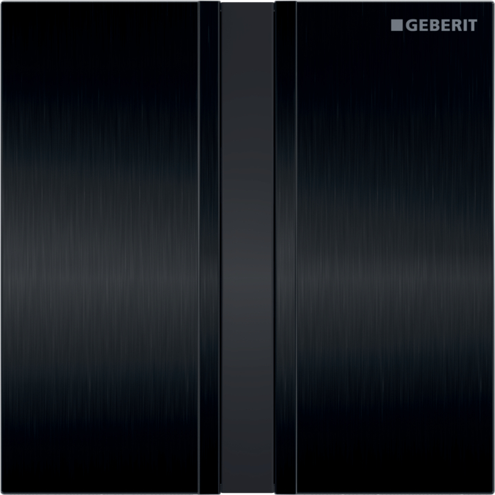GEB AFDEKPLAAT TYPE 50 ZWART CHROOM