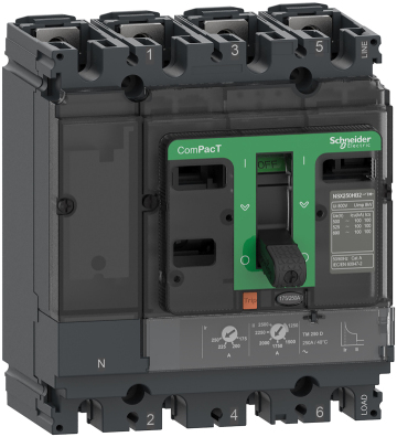 NSX160B 25KA AC 4P4D 160A TMD