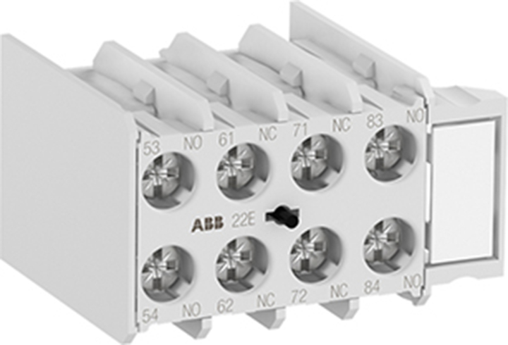 ABB CONTACT 3NO/1NC VOORKANT MONTAGE