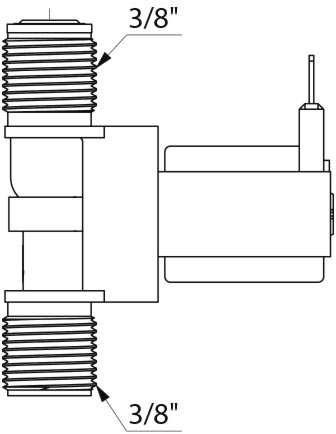 DELA ELEKTROVENTIEL M3/8 12V+FILTER