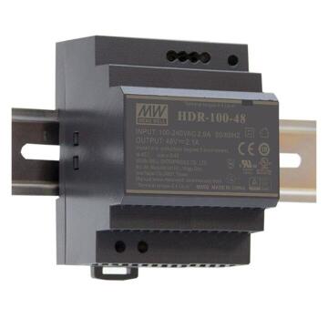 MW HDR-100-48N VOEDING 2,1A