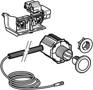 GEB WC-STU, NETV, 2-TOETS, TYPE 10 ZWART
