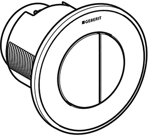 GEB TYPE10 PNEUMATISCH 2-TOETS ZWART