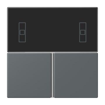 JUNG KNX TASTAFD. RCD4093 COMPLEET LC320