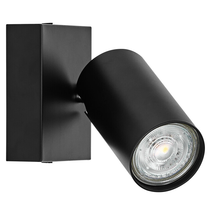 LEDV LED OCTAGON GU10 BLACK 1X3.4W 927