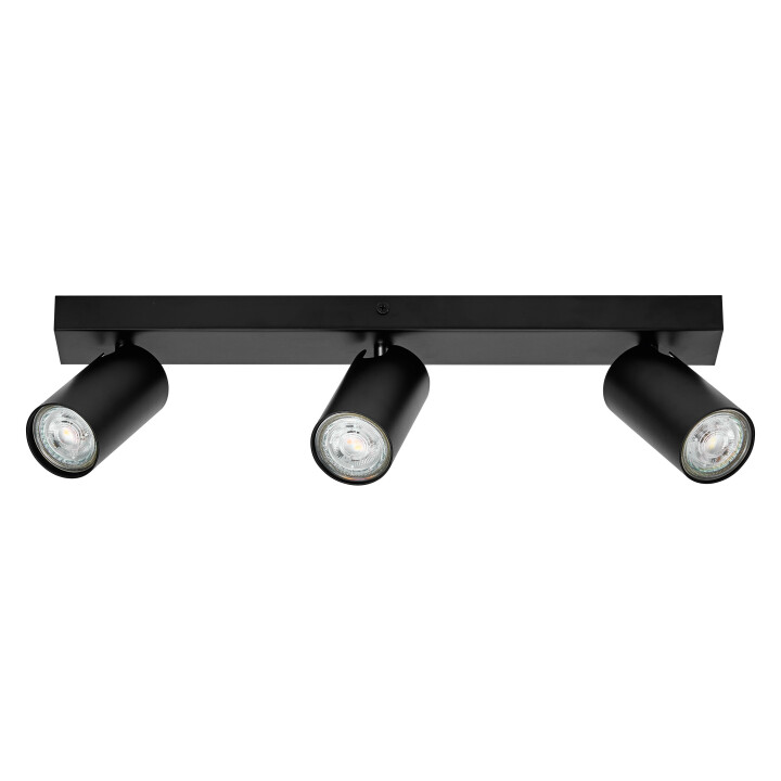 LEDV LED OCTAGON GU10 BLACK 3X3.4W 927