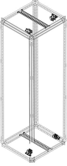 ABB MONTAGERAAM HOUDER SET  4ST.