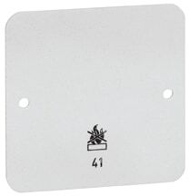 PEHA 43 MONTAGEPLAAT 3-VOUD