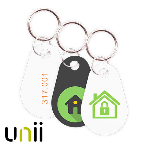 UNII DESFIRE REBRANDED TAG EIGEN LOGO (M