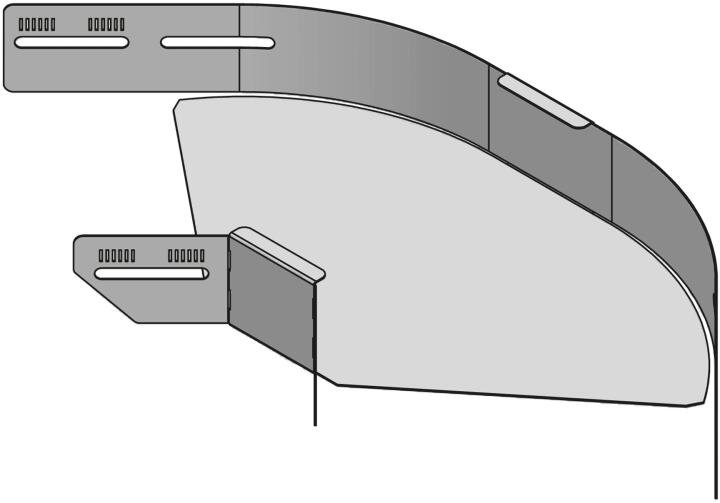 STAGO VERSTELBAAR HOEKSTUK VLAK 250 H=60